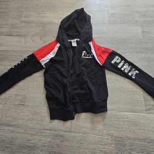 Victoria's Secret Black and Red Hoodie